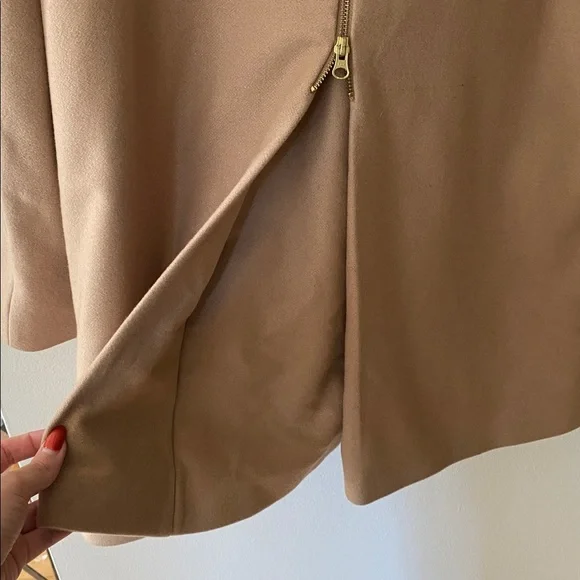 Isabella Oliver Maternity Camel Peacoat Pea Coat Double Breasted Size 12 - Picture 8 of 14